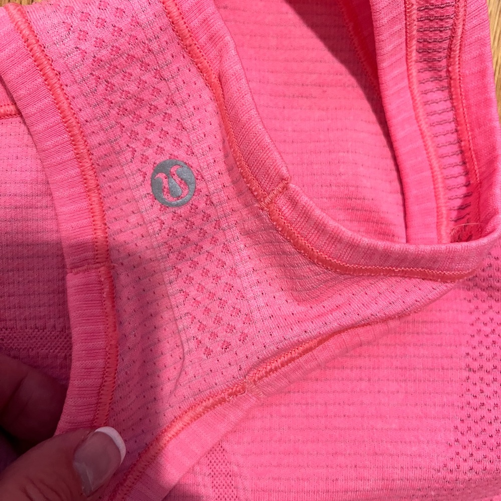 Pink Racerback Tank Top - Picture 2 of 3